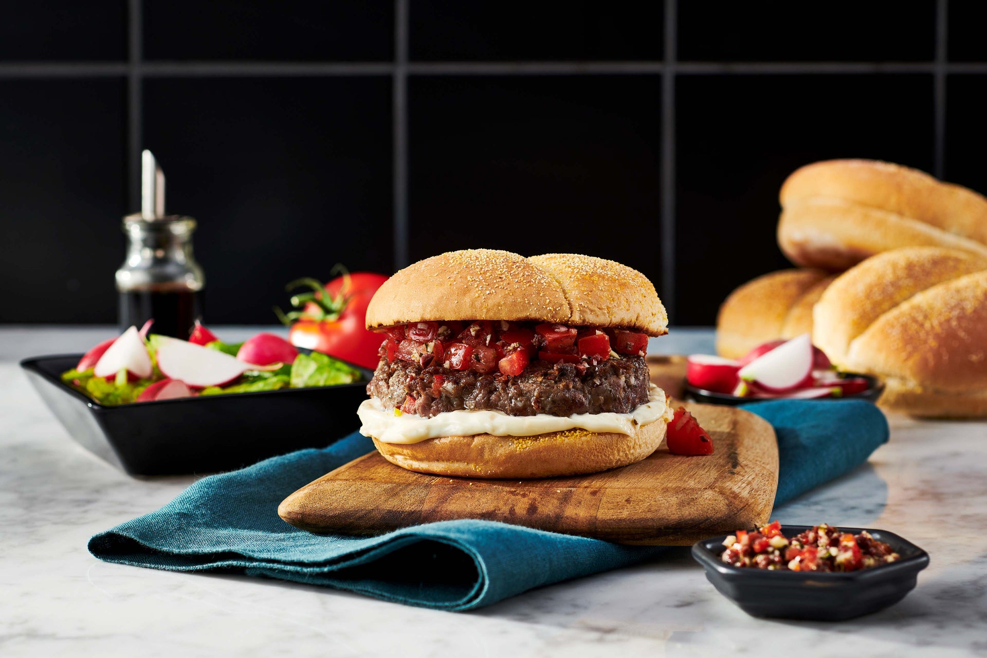 Bruschetta Burgers