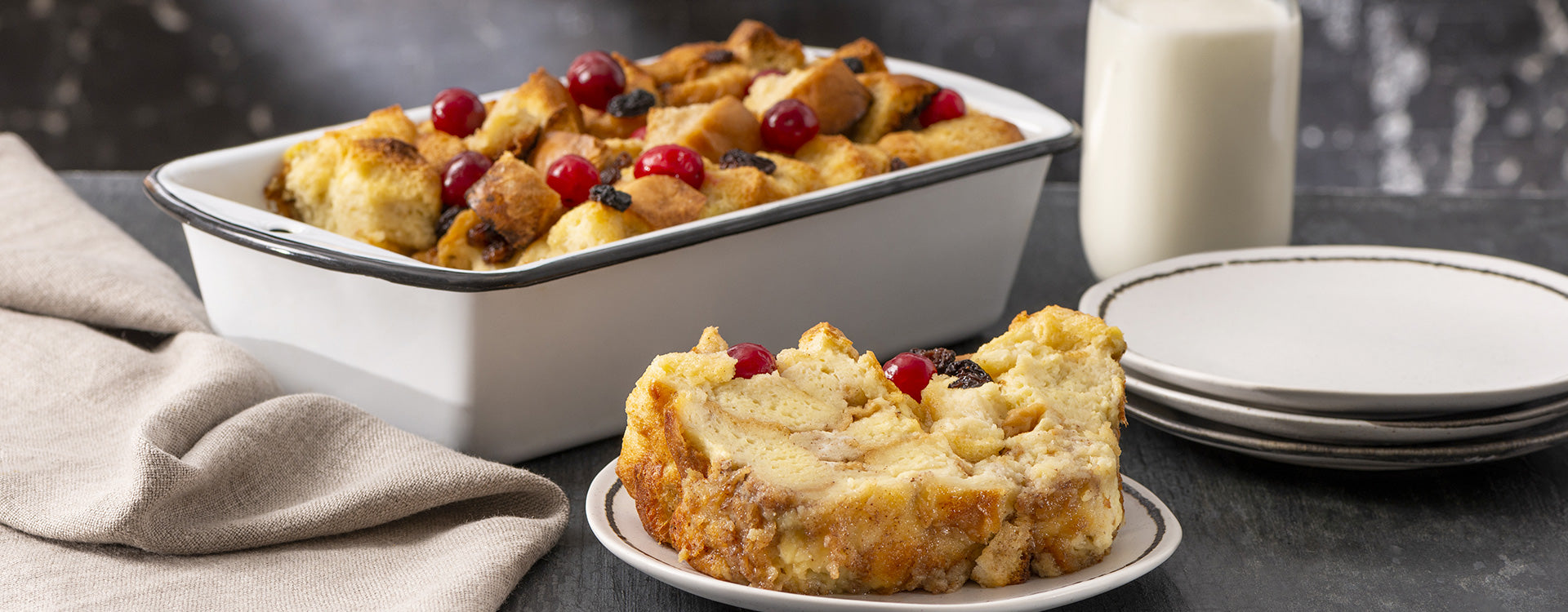 Cranberry Bread Pudding