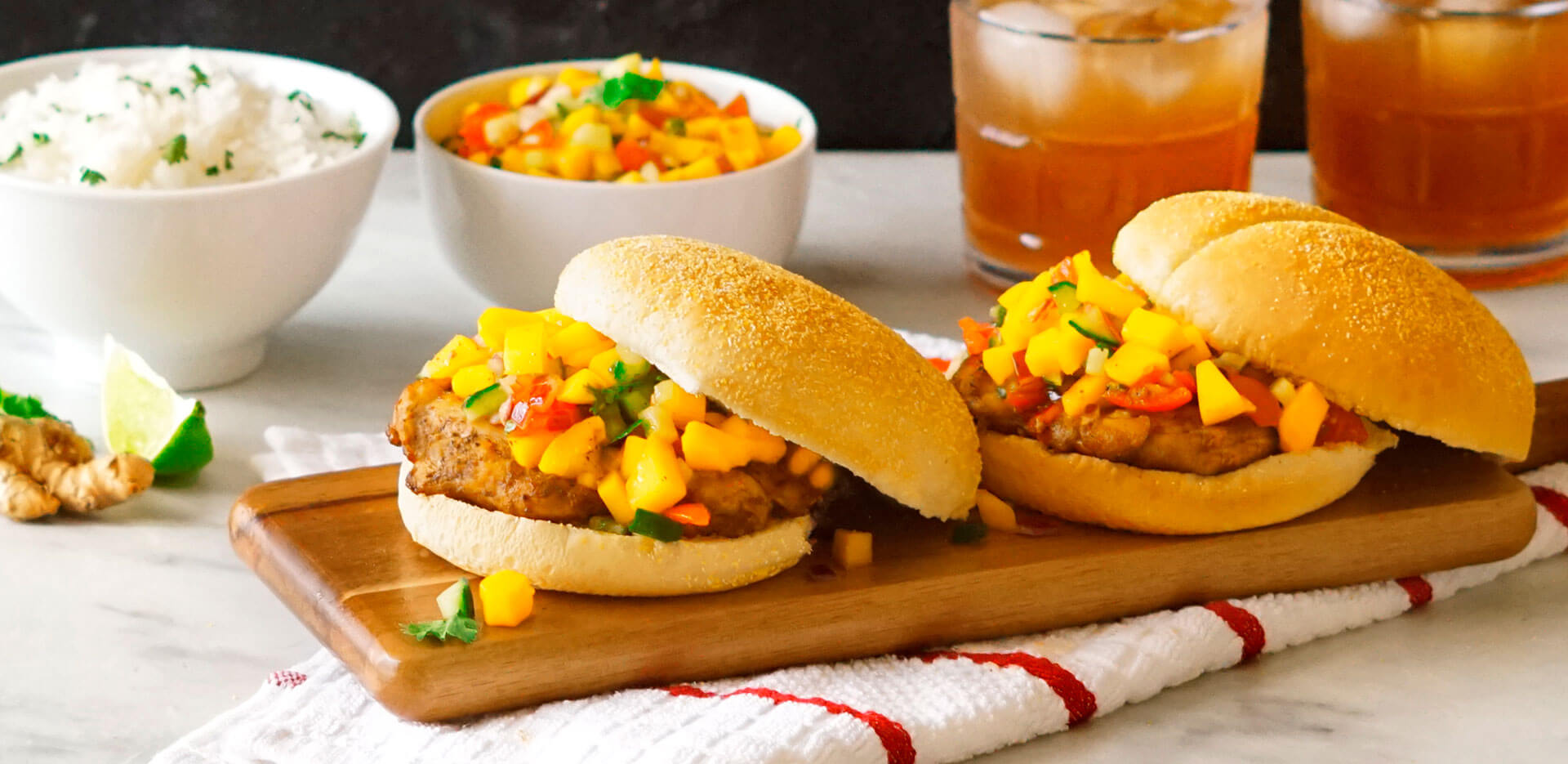 D’Italiano® Bombay Chicken with Fresh Mango Salad