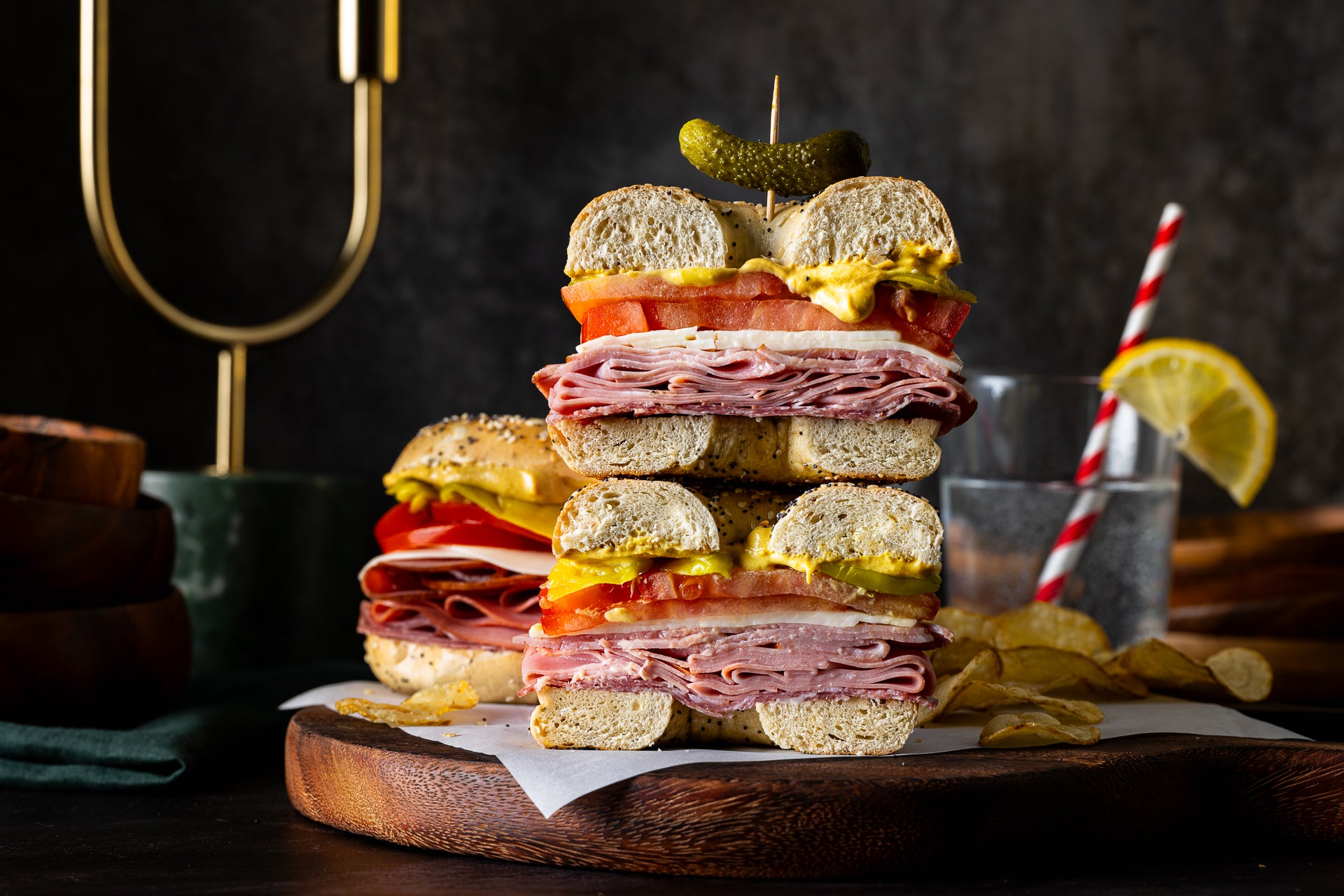 Italian Deli Bagel Sub