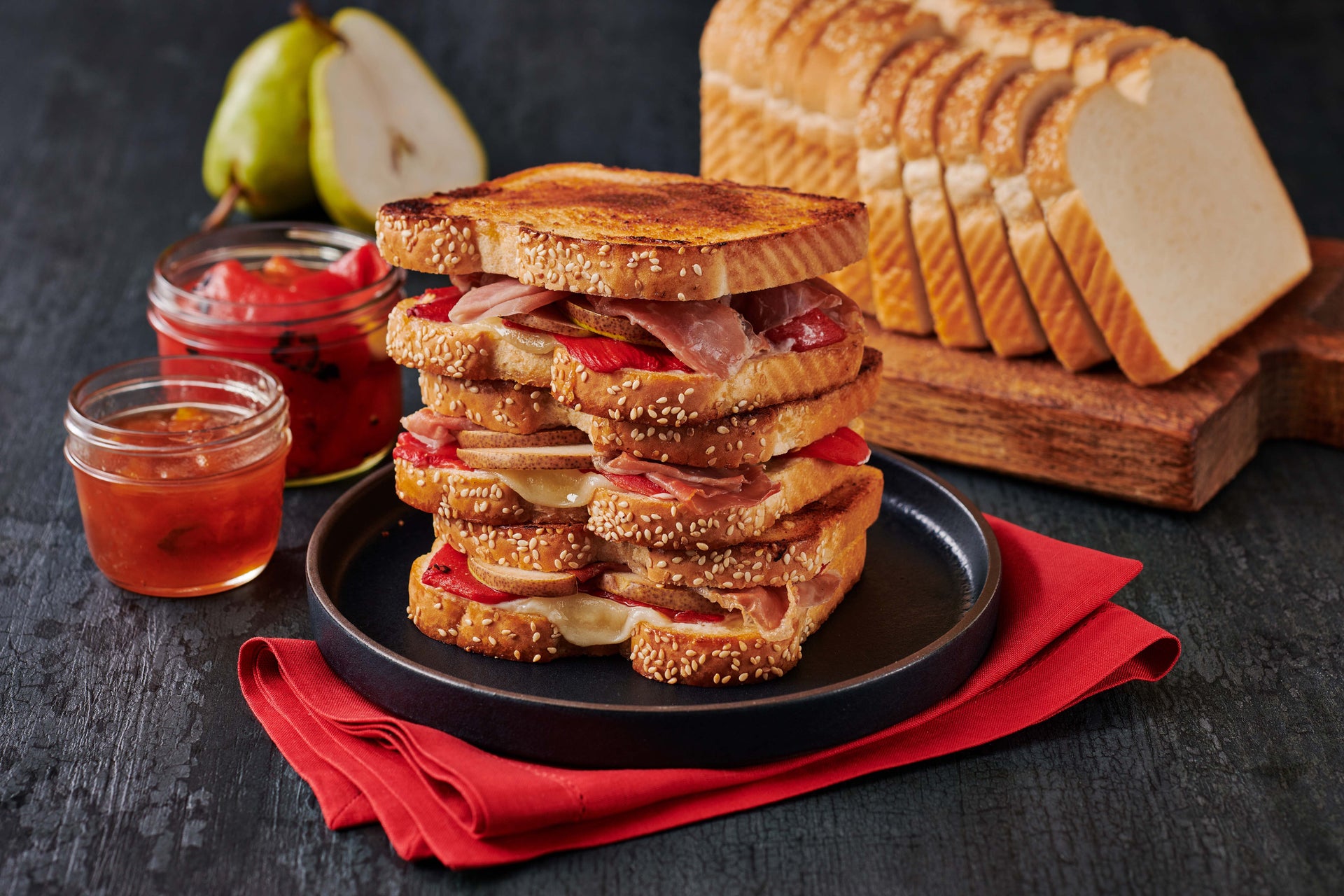 Prosciutto, Provolone & Pear Melt
