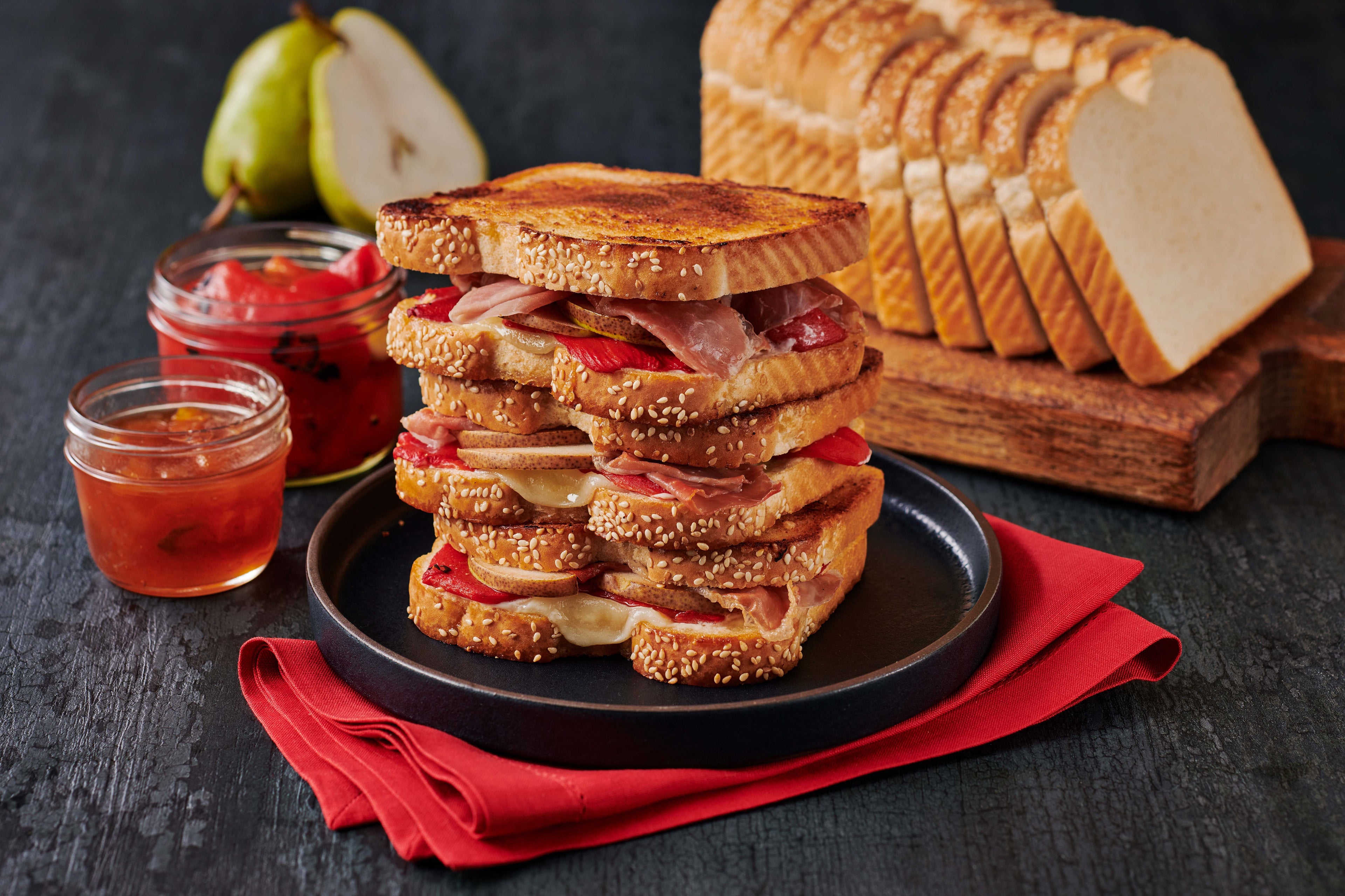 Prosciutto, Provolone & Pear Melt