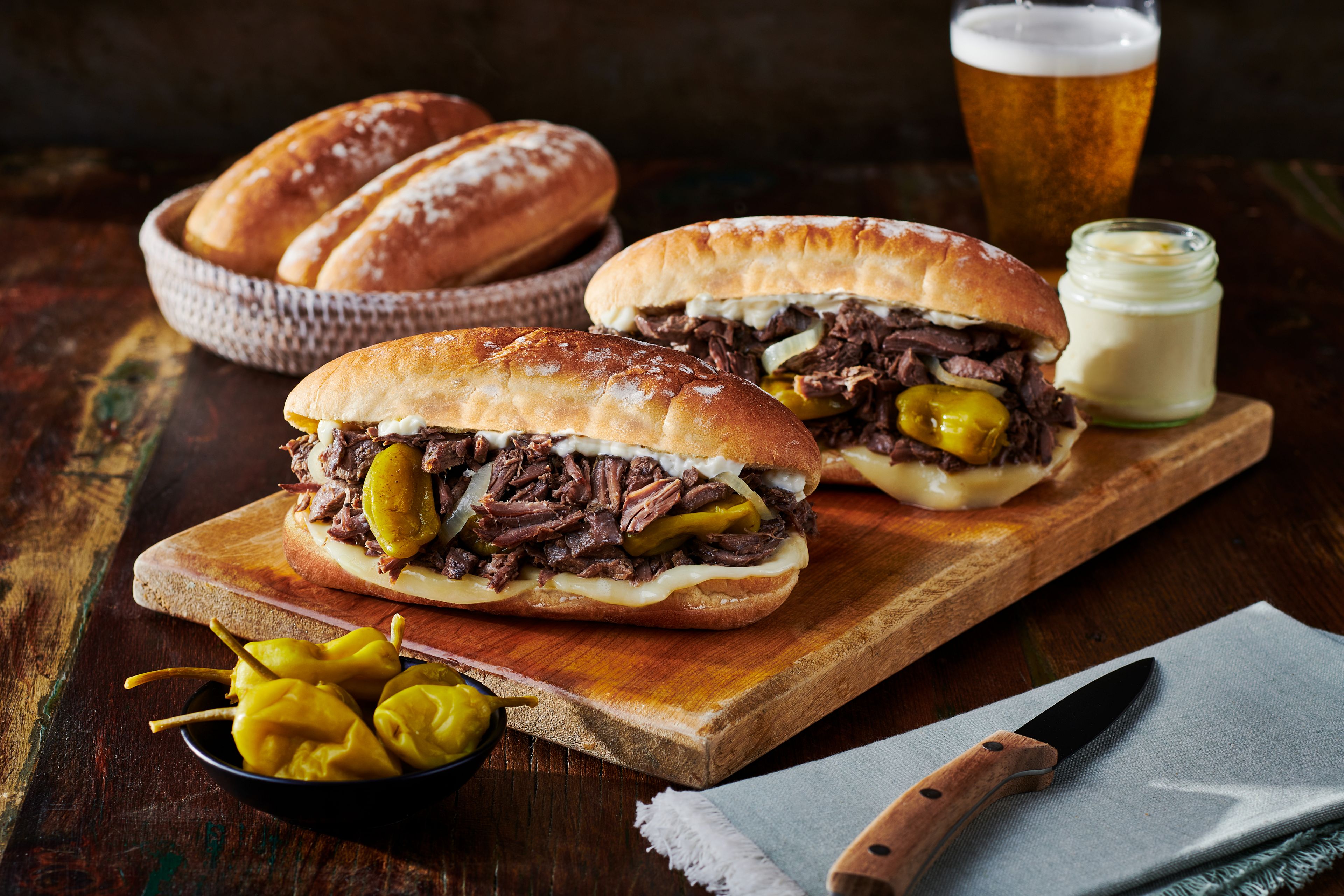 Slow cooker Sirloin Sandwiches