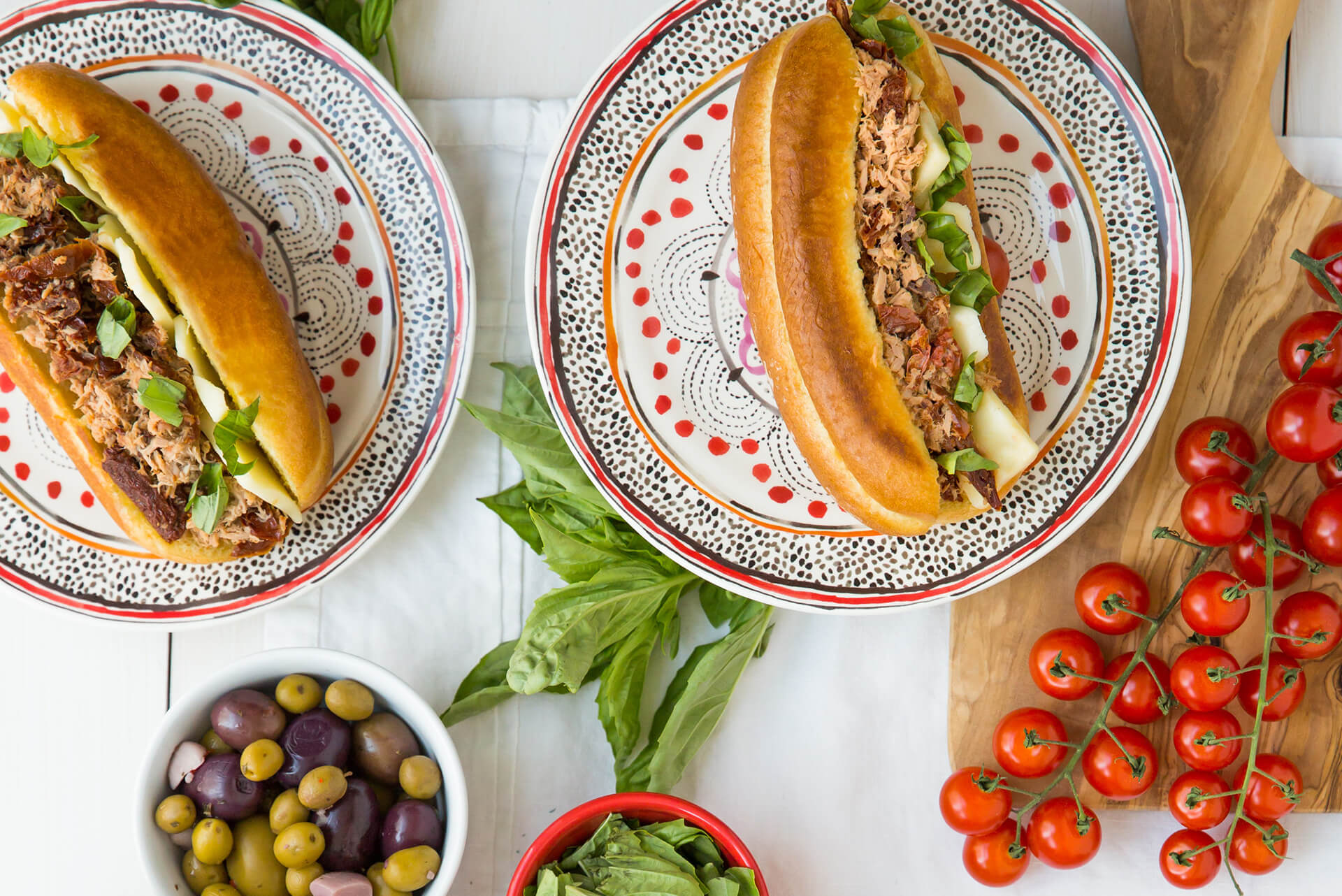 Tuscan Tuna Sandwich