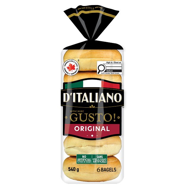 D’Italiano with Gusto!™ Original Classic Bagel