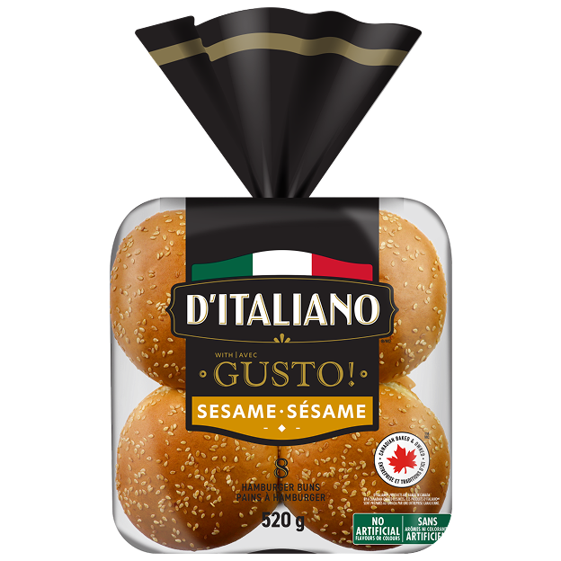 D’Italiano with Gusto!™ Sesame Hamburger Bun