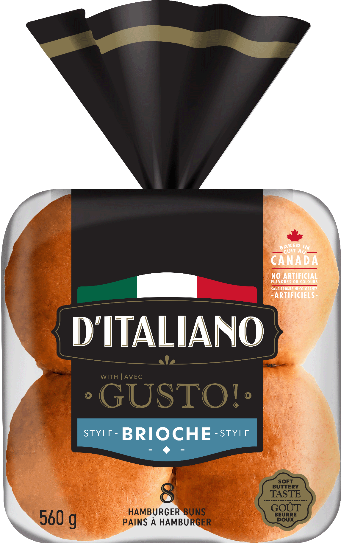 Petits pains crustini style brioche D’Italiano avec Gusto!