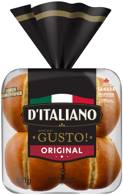 D’Italiano with Gusto!™ Original Hamburger Bun