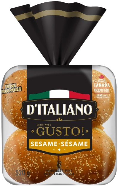 D’Italiano with Gusto!™ Sesame Hamburger Bun